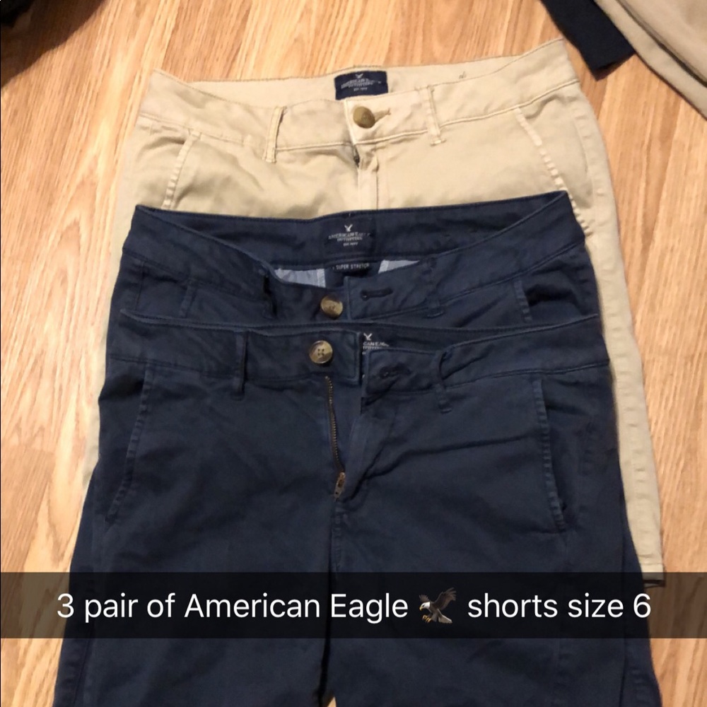 Bundle of American Eagle 🦅 shorts size 6